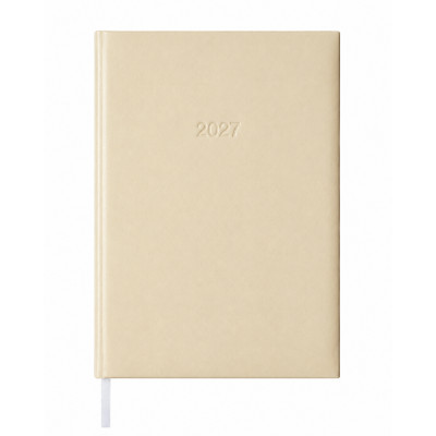 Határidőnapló agenda Standard B/5, napi fehér lapokkal drapp Bluering® 2027.