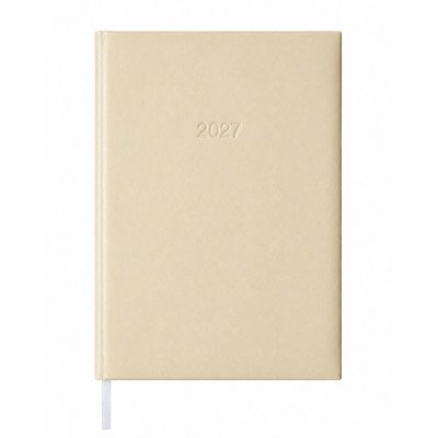 Határidőnapló agenda Standard B/5, napi fehér lapokkal drapp Bluering® 2027.