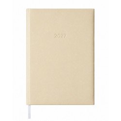 Határidőnapló agenda Standard B/5, napi fehér lapokkal drapp Bluering® 2027. Határidőnapló Bluering