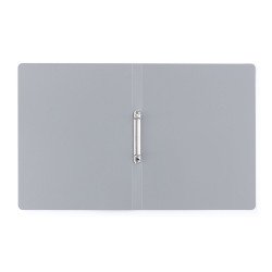Gyűrűskönyv A4, 2 gyűrűs 2cm gerinc PP, Karton P+P szürke Gyűrűskönyv Karton