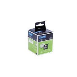Etikett Dymo LW nyomtatóhoz 28x89mm, 130 db etikett/doboz, Original, fehér Nyomtató és feliratozó gép, kellékek Dymo