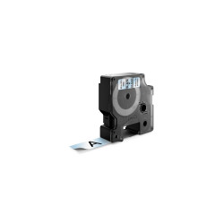 Feliratozógép szalag Dymo D1 S0720820/45800 19mmx7m, ORIGINAL, fekete/víztiszta Nyomtató és feliratozó gép, kellékek Dymo