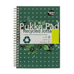 Spirálfüzet A5 vonalas RCA/5/110 110 lap környezetbarát Spirálfüzet Pukka Pad
