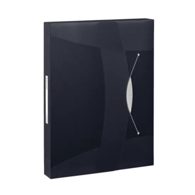 Gumis mappa A4, 40mm Jumbo PP Vivida Esselte fekete