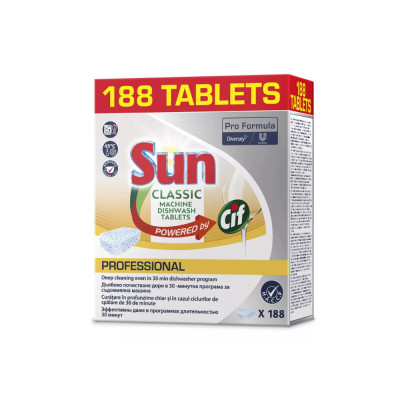 Mosogatógép tabletta 188 db/csomag Sun Classic