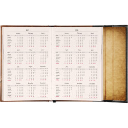 Határidőnapló mágnessel záródó, heti, fehér lapokkal Harry Potter 110x160mm, Presco