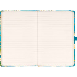 Keménytáblás notesz krémszínű lapokkal, vonalas, leszorító gumiszalaggal Vincent van Gogh 130x210mm, Presco
