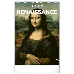 Falinaptár képes  330x460mm Renaissance Realsystem 2027. Napló Realsystem