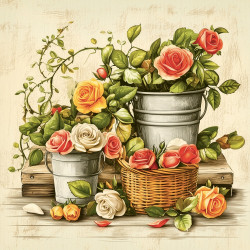Falinaptár képes lemeznaptár 300x300mm, Farmer’s Market Realsystem 2027.