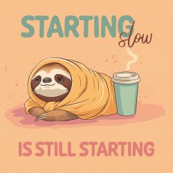 Falinaptár képes lemeznaptár 300x300mm, Lazy Sloths Realsystem 2027. Napló Realsystem