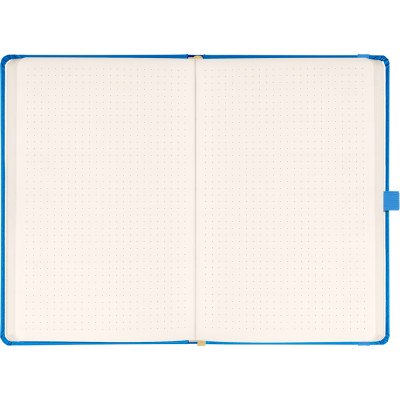 Klasszikus notesz Taggia borítással Blue, pontozott, 13x21cm, Presco