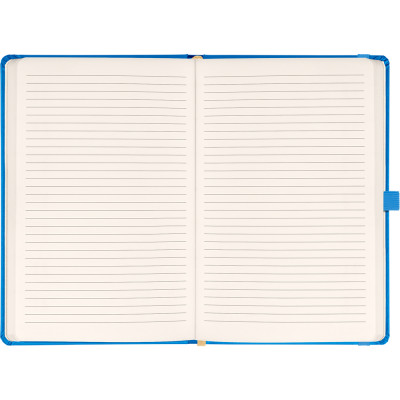 Klasszikus notesz Taggia borítással Blue, vonalas, 13x21cm, Presco