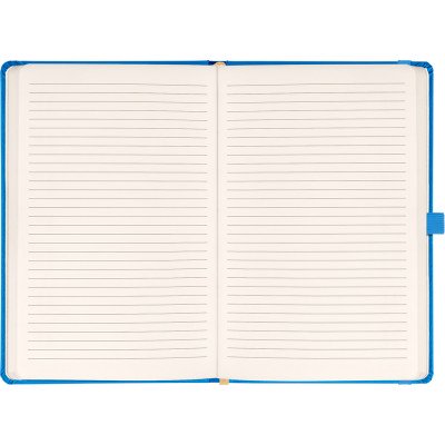 Klasszikus notesz Taggia borítással Blue, vonalas, 13x21cm, Presco