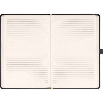 Klasszikus notesz Taggia borítással Gray, vonalas, 13x21cm, Presco