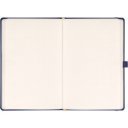 Klasszikus notesz Balacron borítással dark blue, pontozott, 15x21cm, Presco