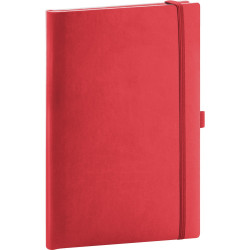 Klasszikus notesz Aprint borítással red, vonalas, 15x21cm, Presco Napló Presco