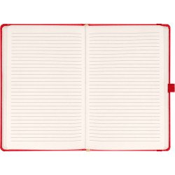 Klasszikus notesz Aprint borítással red, vonalas, 15x21cm, Presco Napló Presco