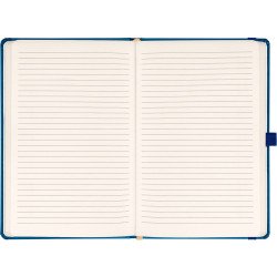 Klasszikus notesz Aprint borítással blue, vonalas, 15x21cm, Presco Napló Presco