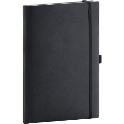 Klasszikus notesz Aprint borítással black, pontozott, 15x21cm, Presco