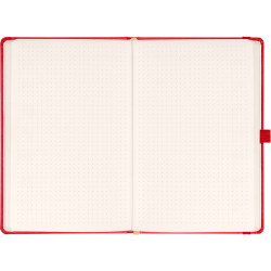 Klasszikus notesz Aprint borítással red, pontozott, 15x21cm, Presco Napló Presco