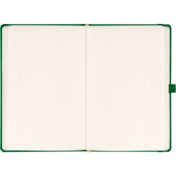 Klasszikus notesz Aprint borítással green, pontozott, 15x21cm, Presco Napló Presco