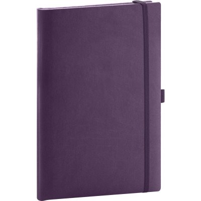 Klasszikus notesz Aprint borítással Neo purple, vonalas, 15x21cm, Presco