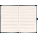 Klasszikus notesz Aprint borítással Neo blue, vonalas, 15x21cm, Presco