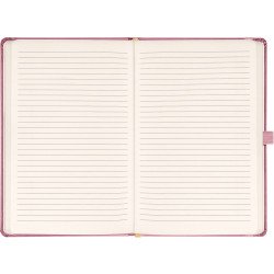 Klasszikus notesz Aprint borítással Neo pink, vonalas, 15x21cm, Presco Napló Presco
