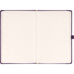 Klasszikus notesz Aprint borítással Neo purple, pontozott, 15x21cm, Presco Napló Presco