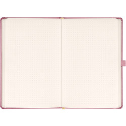 Klasszikus notesz Aprint borítással Neo pink, pontozott, 15x21cm, Presco Napló Presco