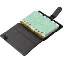 Gyűrűs kalendárium heti beosztású black 125x190mm, Presco