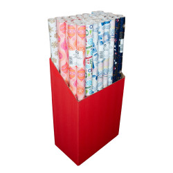 Díszcsomagoló papír karácsonyi mintákkal 70 x 200 cm, 50 tekercs/karton Csomagolópapír NA
