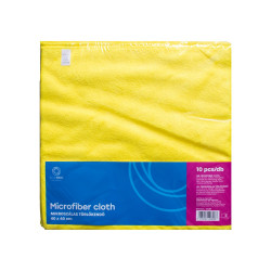 Törlőkendő mikroszálas 40 x 40 cm 300 g/m2 10 darab/csomag Bluering® Sárga
