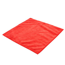 Törlőkendő mikroszálas 32 x 32 cm 300 g/m2 10 darab/csomag Bluering® Piros