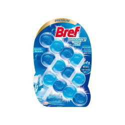 WC illatosító gél 3 x 42 g Brillant Blokk Bref Artic Óceán Toalett tisztító, WC illatosító Bref
