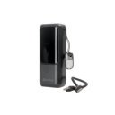 Powerbank, 10 000 mAh PD 20W 1xUSB-C + USB-A Platinet fekete