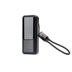 Powerbank, 10 000 mAh PD 20W 1xUSB-C + USB-A Platinet fekete Powerbank Platinet