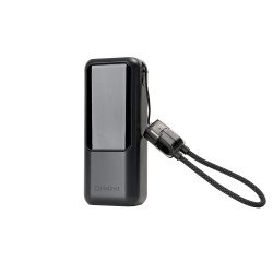 Powerbank, 10 000 mAh PD 20W 1xUSB-C + USB-A Platinet fekete Powerbank Platinet