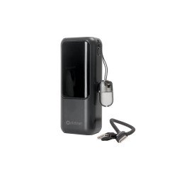 Powerbank, 10 000 mAh PD 20W 1xUSB-C + USB-A Platinet fekete Powerbank Platinet